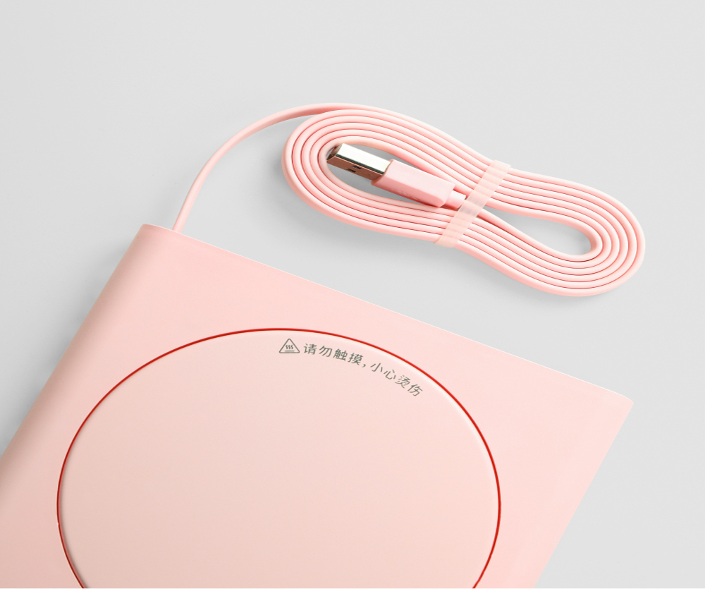 Custom Logo Heated Mug Warmer for Coffee & Milk